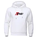 Simple Letter RS Design Sweatshirt Men Spring Soft Hooded Simple Warm Comfortable Hoodie Street Hip Hop Fashion Pullovers Top preview-3