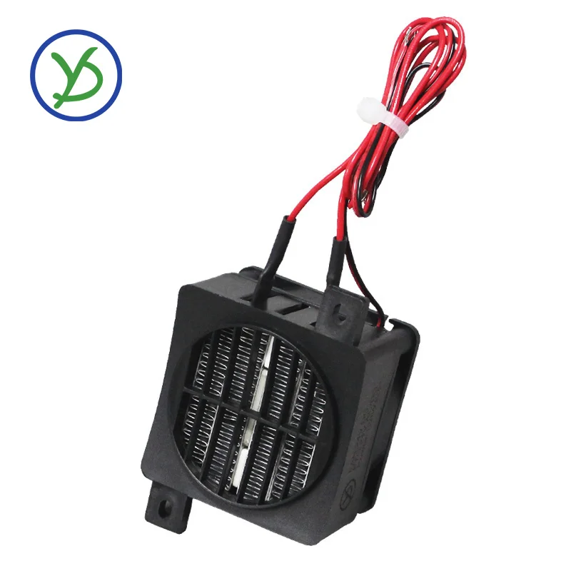 קנו חלקי מכשירי חשמל ביתיים | 120W 24V DC Thermostatic Egg Incubator Heater  PTC fan heater heating element Electric Heater Small Space Heating