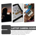 2 Pcs Protection Cap Camera Cover Cell Phone Laptop Abs Pattern Webcam Privacy Lens Protector preview-3