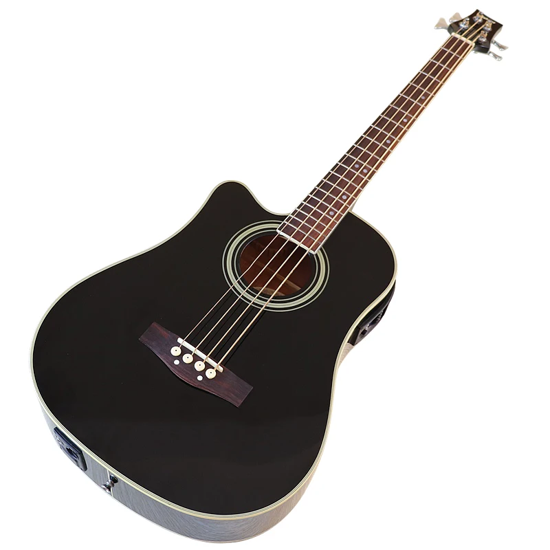 left handed acoustic bass guitar