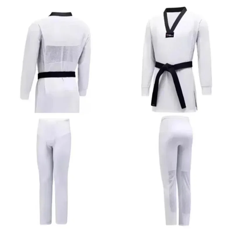 2024 New Professional Tight Fit Ultra Light Elastic Ice Silk Taekwondo Sportswear Extended Edition-animated-img