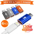 For lightning Female to Type C USB Male Adapter PD 30W 27W iOS Fast Charging Cable For iPhone 15 14 Pro Max iPad mini Air USB-C