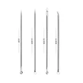 4PCS Acne Blackhead Comedone Black Spot Pimple Blemish Remover Skin Care Women Beauty Acne Treatment Pore Cleanser Needle Hook preview-2