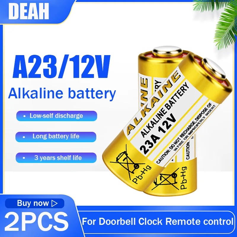 12V Alkaline Battery A23 23A 23GA A23S E23A EL12 MN21 MS21 V23GA