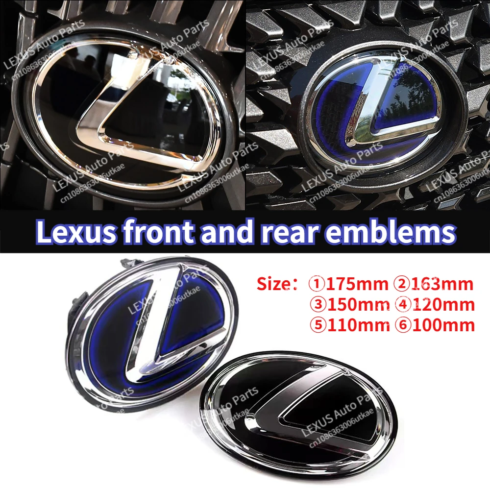 Car Front Grille Rear Trunk Emblems for Lexus NX200T NX300 ES200 ES240 ES300H ES350 IS300 IS460 RX270 RX300 GS300 GS450h Hybrid-animated-img