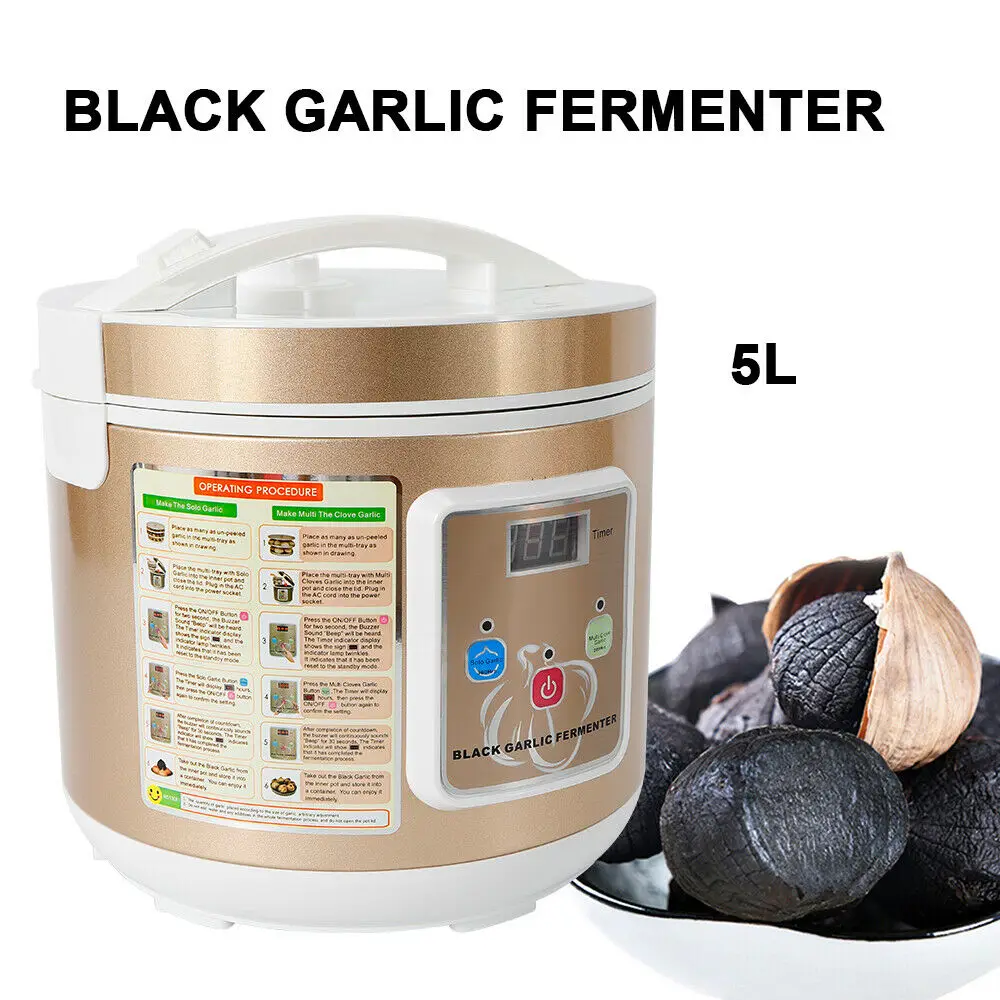 5L Black Garlic Fermenter Intelligent Garlic Maker 90W 12-15 Days Fermentation Machine-animated-img