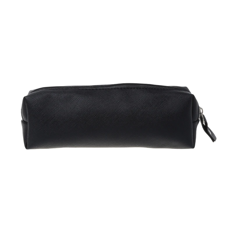 Black Pencil Case PU Leather School Pencil Cases For Girls Big