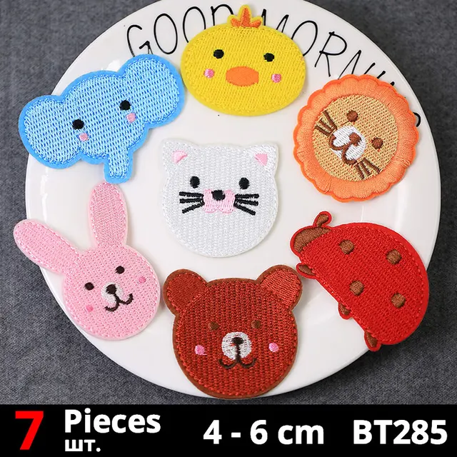 30 Pcs Cute Patches For Clothing Iron On Kids Baby Boys Girls