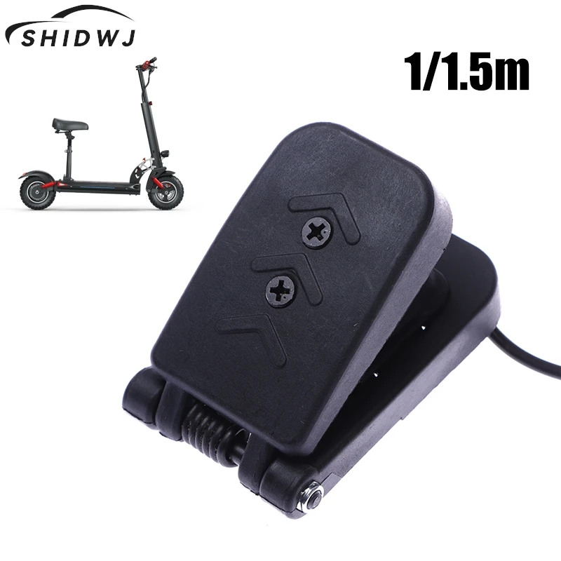 Electric Tricycle Throttle Gas Pedal Speed Control Accelerators Brake Foot Universal Black Plastic Boat Parts Accessory-animated-img