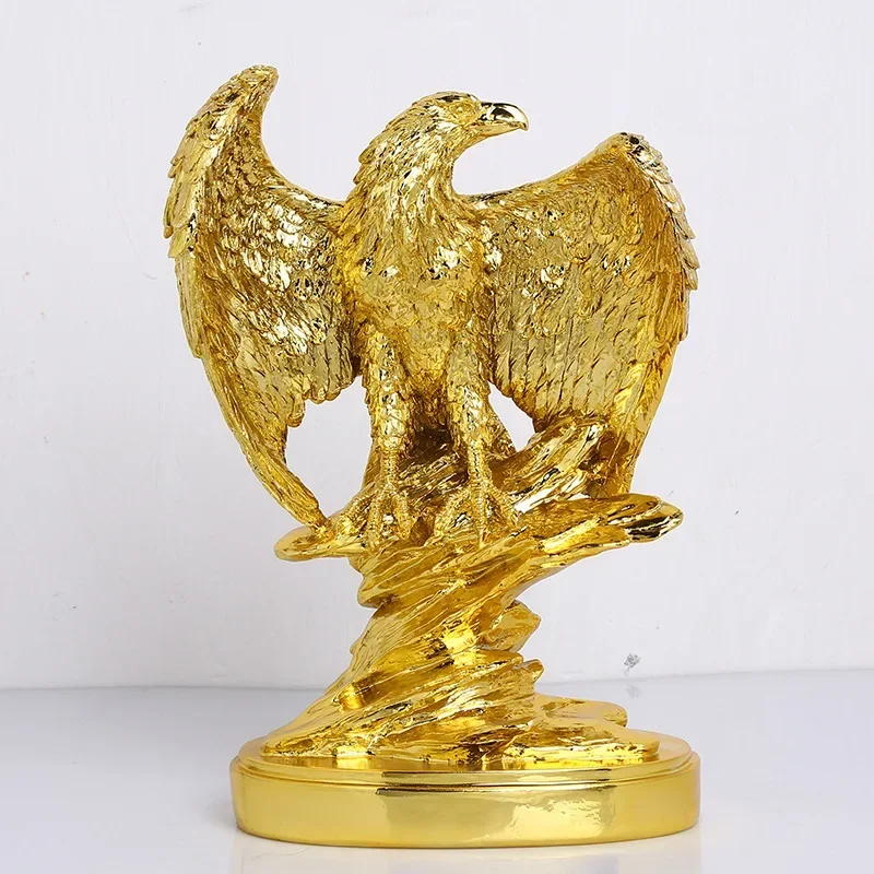 Eagle Statue Collection Desktop Ornament Home Decor Artwork Modern Eagle Figurine for Desk Bookshelves Cafe Home Anniversary-animated-img