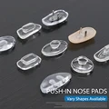 Silicone Glasses Eyeglass Sunglasses Nose Pads Spectacles Non Slip Transparent Nosepads Eyewear Accessories