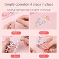 185pcs Charm Bracelet Making Kit Including Beads Chains, DIY Craft For Girls, Christmas birthday Gift Set preview-3