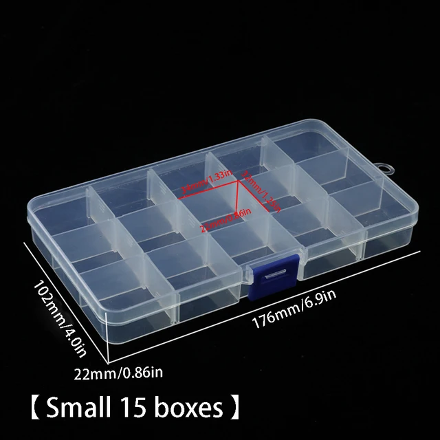 24/36 Grids Plastic Organizer Box Craft Organizer Storage with