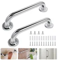 2Pcs Stainless Steel Grab Bar Bathtub And Shower Barrier-free Safety Railings Elderly Disabled Anti-slip Handles Bathroom Tools preview-3