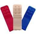 Three Rows of Two Buttons Bra Extender for Women's Elastic Bra Extension Strap Hook Clip Expander Adjustable  Buckle Intimates preview-1