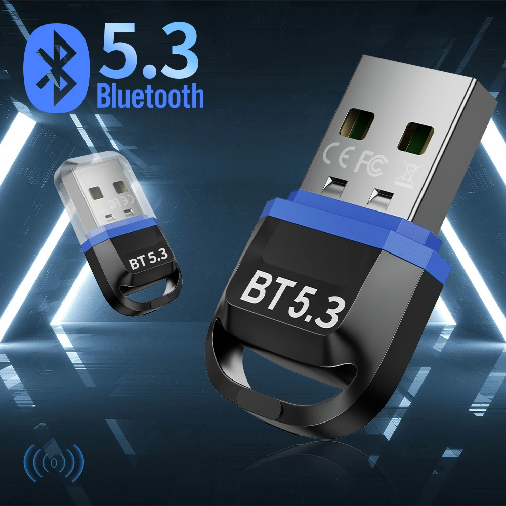 Bluetooth Adapter Bluetooth Dongle Receptor Usb Bluetooth Receiver for PC Bluetooth 5.3 5.0 Adpatador for Wireless Mouse 5 0