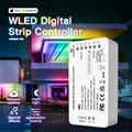 MJJC WLED Controller 5V 12V 24V 100 Dynamic Modes DIY RGB RGBW Digital Strip Light WS2812B Pixel Lamp Controler WiFi APP Control