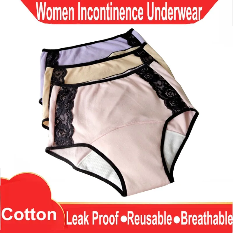 Incontinence Briefs Men Urine  Elderly Leak-proof Panties - Cotton  Underwear - Aliexpress