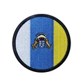 Islas Canarias Embroidered Flags Patches Appliqued For Clothes Clothing Canary Islands Spain Flag Emblem Shoulder Spanish Badges preview-3