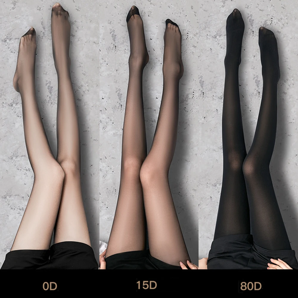 Black Stockings Leggings Hosiery Slim Breathable See Through Anti-hook Ultra Thin Tights Колготки Женские Medias Silk Pantyhose-animated-img