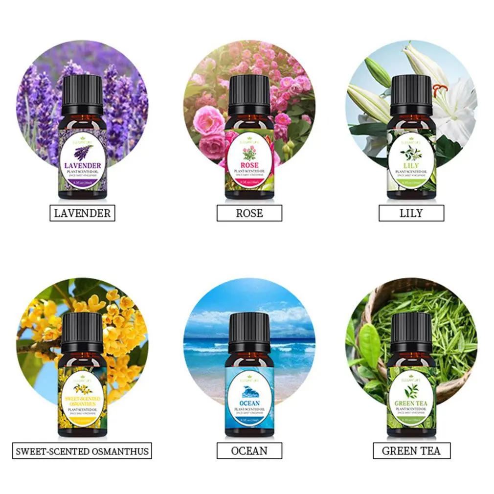 16 Kinds Of Scent Pure Essential Oils Diffuser Oils Lavender Tea