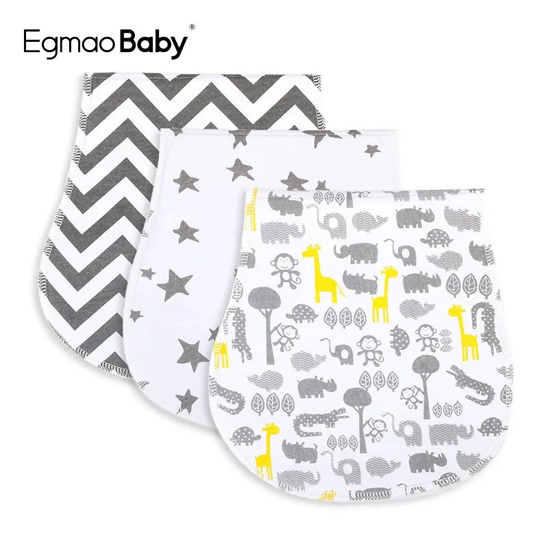 Organic Baby Bibs Burp Cloths for Baby Boys and Girls Ultra Absorbent Burping Cloth Unisex Fashion Newborn Towel preview-7