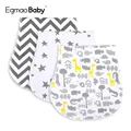Organic Baby Bibs Burp Cloths for Baby Boys and Girls Ultra Absorbent Burping Cloth Unisex Fashion Newborn Towel preview-1
