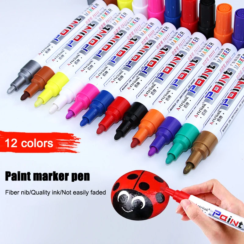 Badminton Racket Paint Pens Colorful Large Capacity Waterproof Non-Fading Repair Paint-animated-img