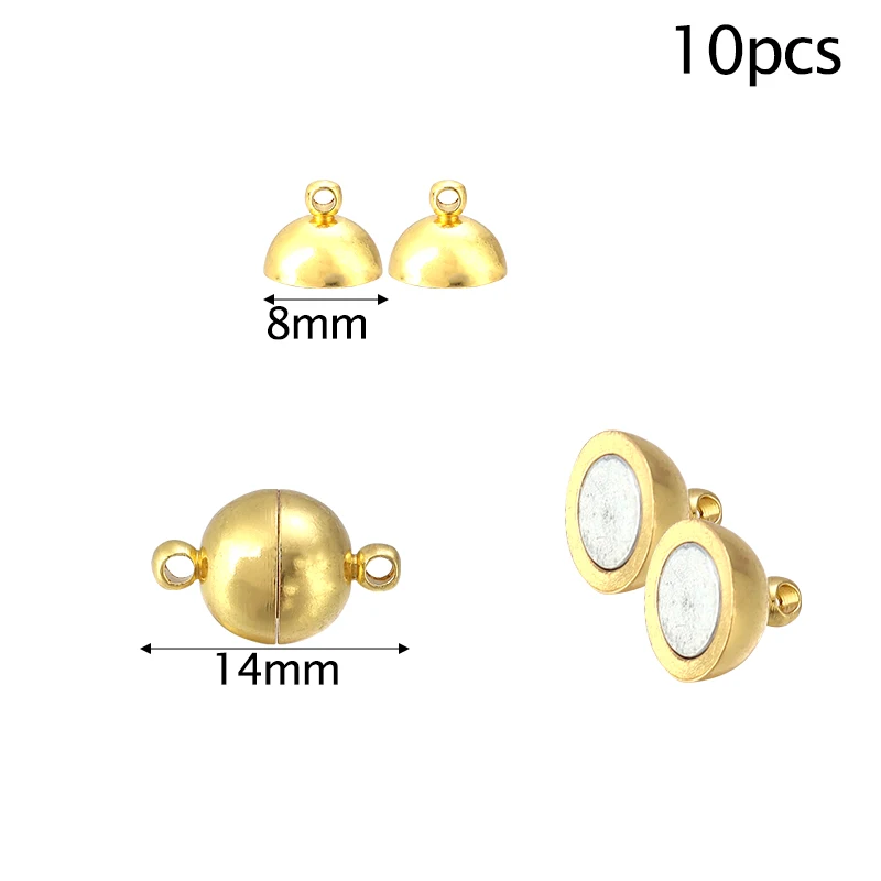 Louleur Magnetic Clasps for Jewelry Making DIY Bracelet Necklace