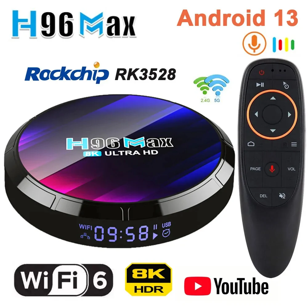 HONGTOP H20 Smart TV Box Android 10.0 2GB 16GB 4K HD H.265 Media Player TV  Box Android 3D Play Store Very Fast 1080P Set Top Box