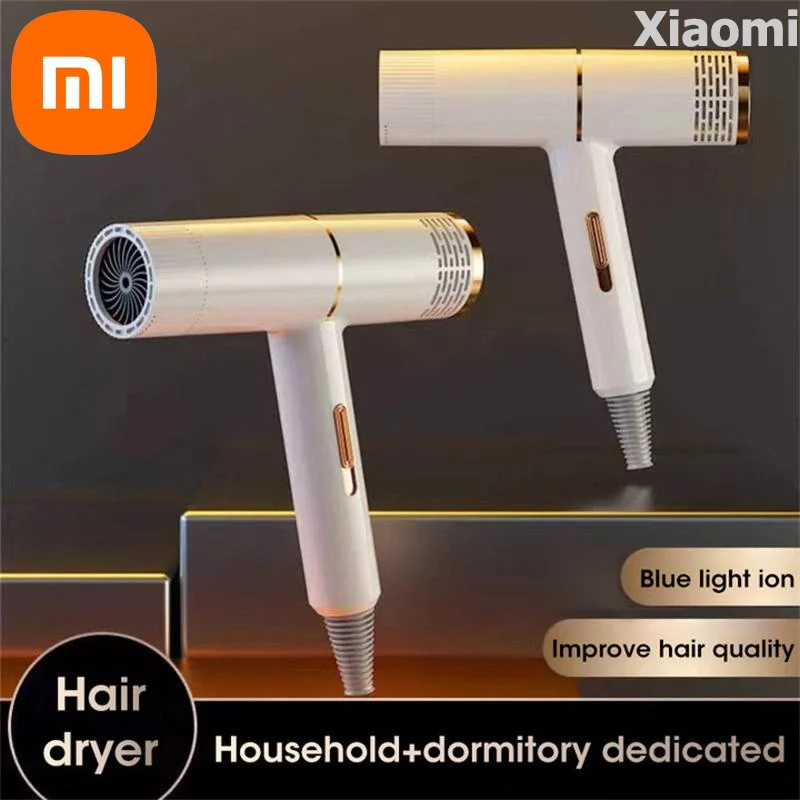 Xiaomi New Hair Dryer Negative Ion Hair Dryer High-speed Electric Turbine Dryer Constant Temperature Fast Drying Hair Dryer 2025-animated-img