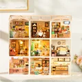 Robotime Rolife DIY Miniature Dollhouse Kit Home Garden Series Building Kits with LED Xmas Gifts for Adult Warm Dining Room preview-2