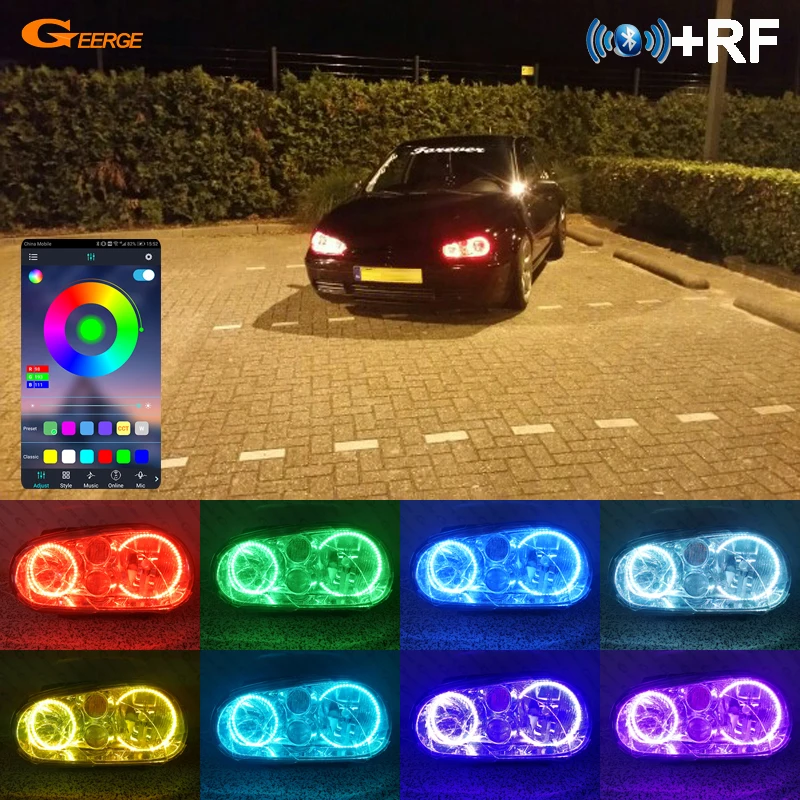 For Seat Ibiza 6L Cordoba 2006 2007 2008 Ultra Bright Led Angel Eyes Halo  Rings