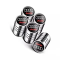 Car Sticker Wheel Tire Valve Caps Tyre Rim Stem Covers Logo Decals For Audi A3 A4 A6 A7 A8 Q3 Q5 Q7 S3 S4 S5 S6 Badge Emblems preview-5