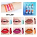 Mini 1/3/6/10pcs Capsule Lipstick Set Waterproof Non-stick Cup Carry Pill Lipstick Novelty Lips Makeup DIY Lipstick for Women preview-1