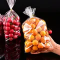 100/200pcs Cellophane Packaging Processing Bag Transparent Flat With Color Tie Wire For Gift Packaging, Candy preview-5