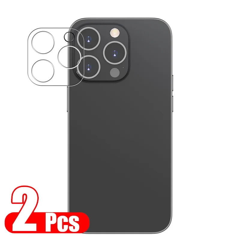 2Pc Camera Lens Protector For iPhone 15 Pro Max 15Plus Tempered Glass Lens Glass for iPhone 15 12 13pro max 14 pro max Lens Film-animated-img