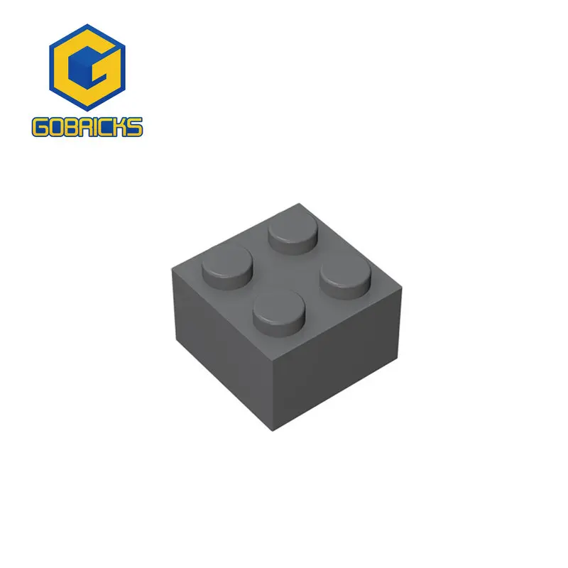 Gobricks 1pcs Brick MOC 3003 6223 35275 2x2 High-Tech Changeover Catch For Building Blocks Parts DIY Brick Toy Compatible 3003-animated-img