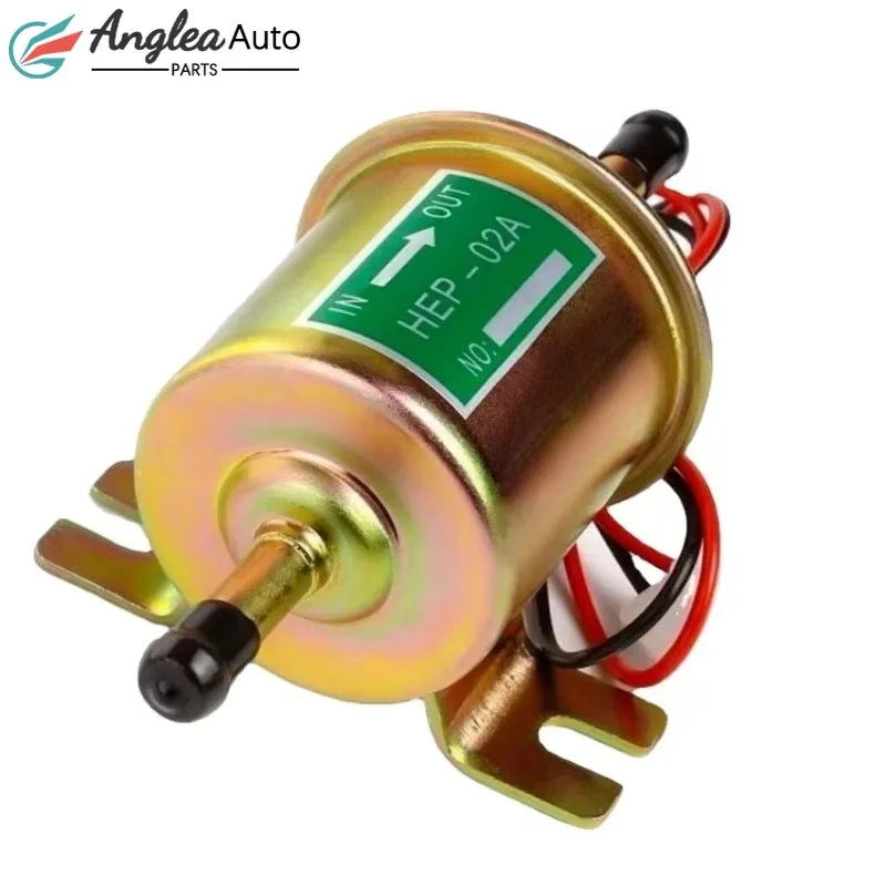 12V HEP02A HEP-02A Universal Inline Low Pressure Electric Fuel Pump Diesel Fuel Pump Inline Low Pressure for car Motorcycle-animated-img