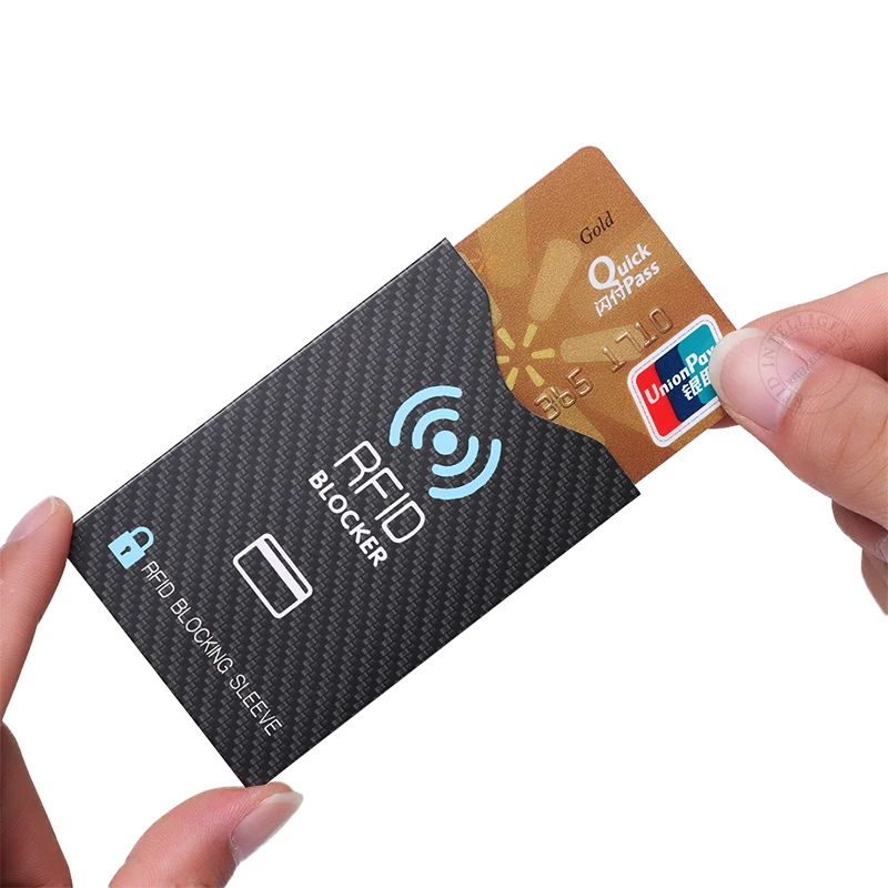 Αγορά Έλεγχος πρόσβασης  10Pcs Aluminum Foil RFID Blocking Card Sleeve  Anti Scan Card Holder NFC Shielding Credit Bank Card Protector Anti Theft  Wallet