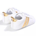 Toddler Baby Girl Shoes 0 to 3 6 9 12 18 24 Months Casual Cute Gold White Baby Boy Shoes First Walkers Soft Crib Shoes Infantil preview-3