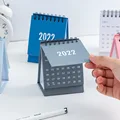 2022 Calendar Simple Black White Grey Desktop Calendar Dual Daily Schedule Table Planner Yearly Agenda Organizer Office Supplies preview-5
