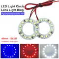 LED Ring Light Circle 40mm LED Angel Eye Aperture Ambient Light White Red Blue High Brightness Car Angel Eye Headlight Lamp