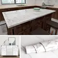Marble Vinyl Film Self Adhesive Wallpaper PVC Waterproof Wall Stickers for Bathroom Kitchen Cupboard Countertops Contact Paper preview-2