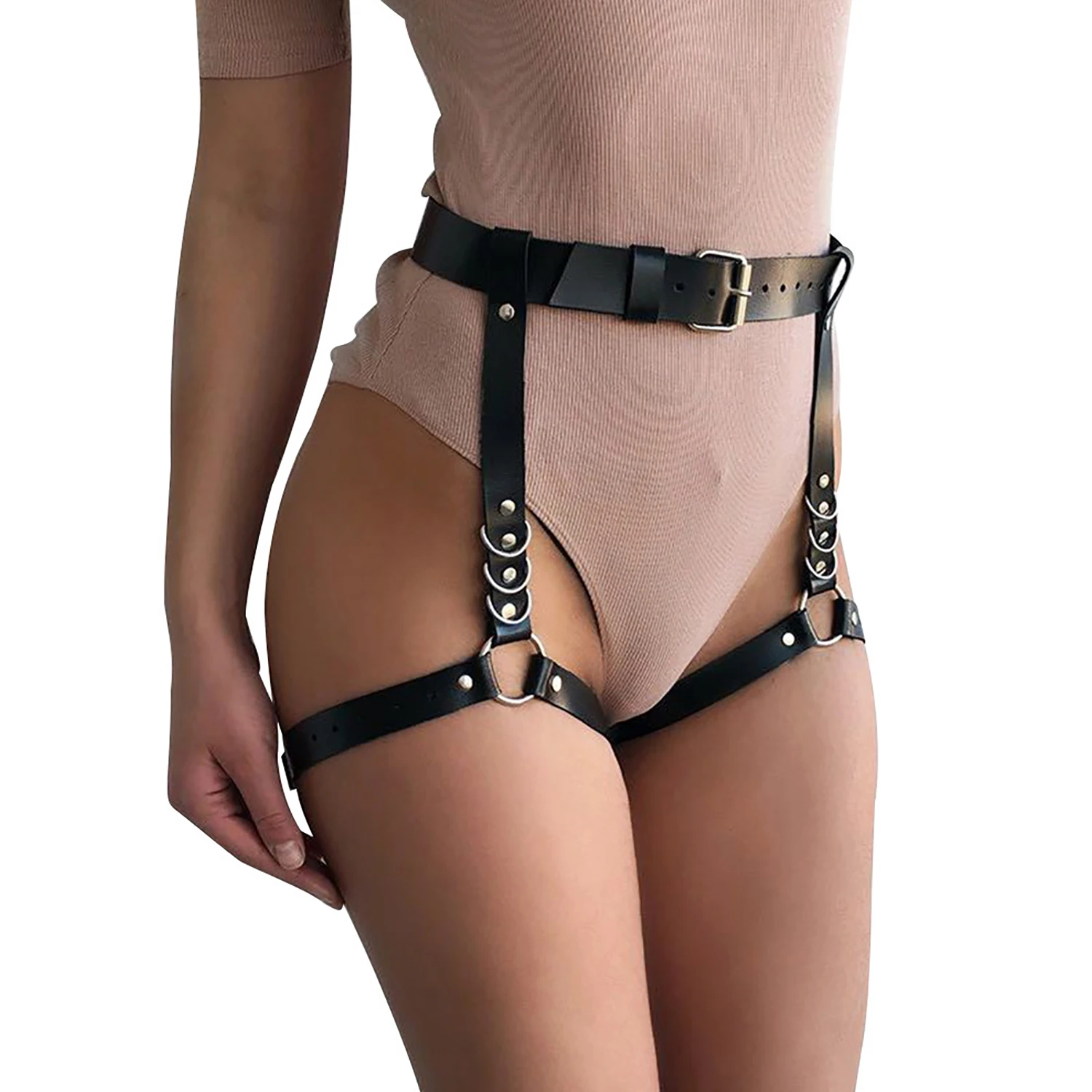 Купить Алиэкспресс | Sex Product Leather Pants Clothes Suit BDSM Bondage  Clothing Restraints Harness Fetish Sex Flirting Straps Sex Toys for Women