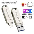 Usb3.0 Flash Drive pendrive For iPhone /Plus/X/ipad Usb/Otg 2 in 1 Pen Drive For all iOS External Storage Devices preview-4
