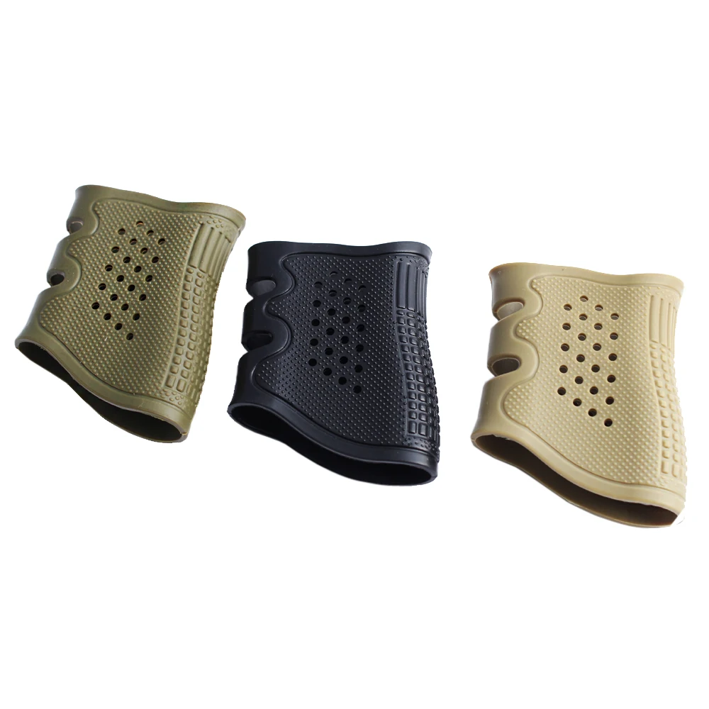 Tactical Pistol Rubber Grip Anti Slip Glove for Glock 17 19 20 21 22 23 31 32 Tactical Hunting Accessories-animated-img