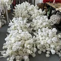 Luxury Artificial White Rose Flower Ball Wedding Decor Table Centerpieces Flower Decor Accessories Floral Arrangement Event Prop preview-2