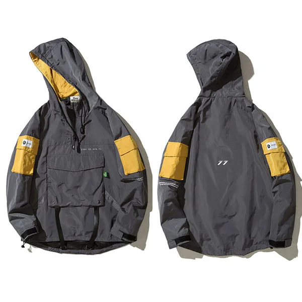 Half Zipper Pullover Jacket Men 