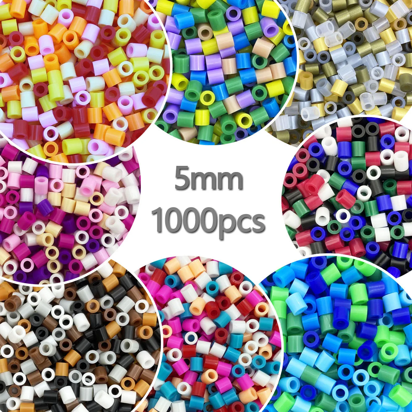 5MM 1000PCs Pixel Puzzle Iron Beads for kids Perler Hama Beads Diy High Quality Handmade Gift toy Fuse Beads-animated-img